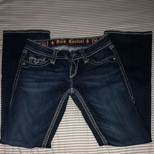 Rock Revival jeans 28X28. Dark/Navy blue Jean